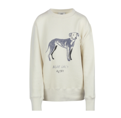 Sudadera Autry Blue Lacy crema